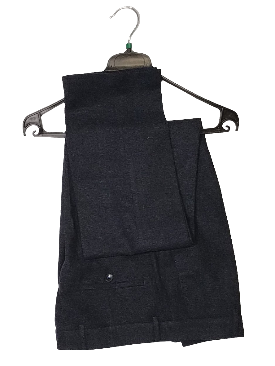 TruClothing Navy Wool Blend Three-Piece Suit with Jacket - 38, Regular Fit, Waistcoat and Trousers - 32, Regular Fit