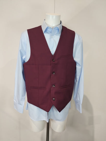 Brand New Maroon Waistcoat