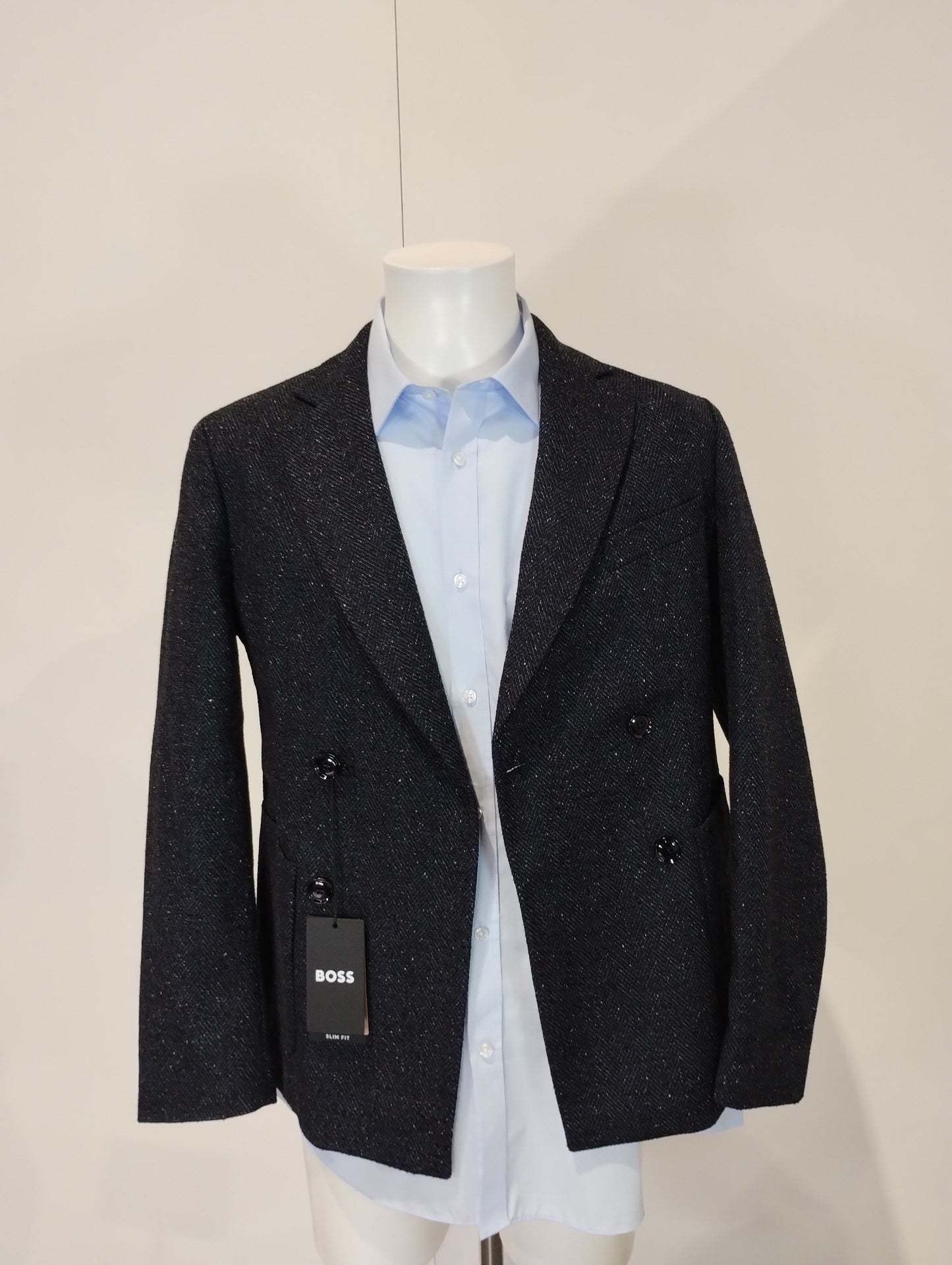 Hugo Boss "Hamby" Double-breasted Jacket, 48, Regular Fit