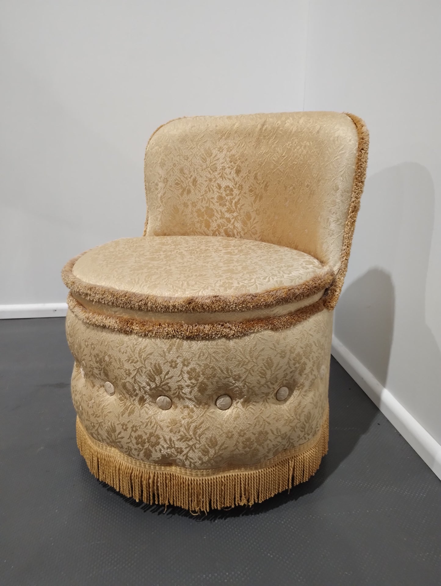 Yellow & Gold Bedroom Chair