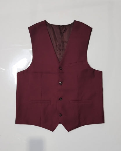 Brand New Maroon Waistcoat