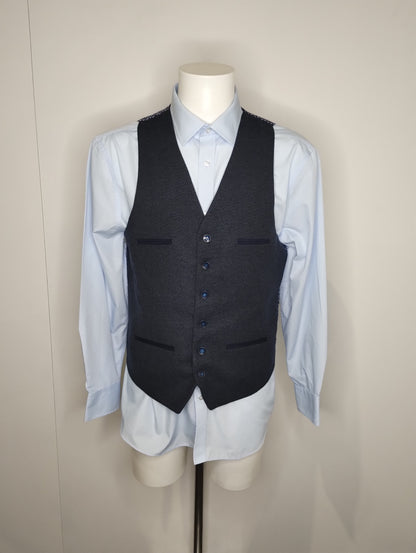 New TruClothing Navy Wool Blend 3 Piece