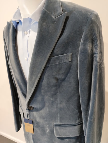 Air Force Blue Italian Peak Slim Fit Jacket