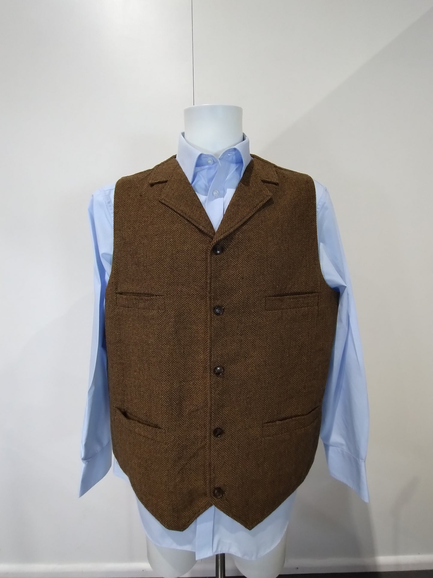 Brown Heron Waistcoat - XXL