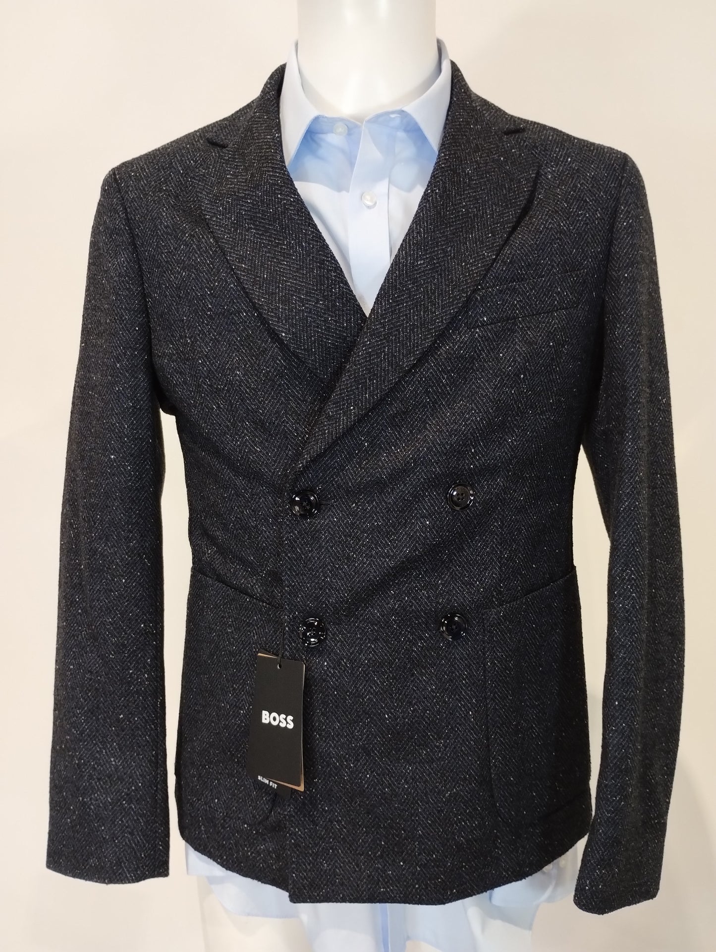 Hugo Boss "Hamby" Double-breasted Jacket, 48, Regular Fit