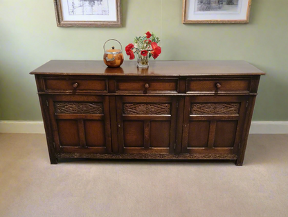 Large solid wood sideboard