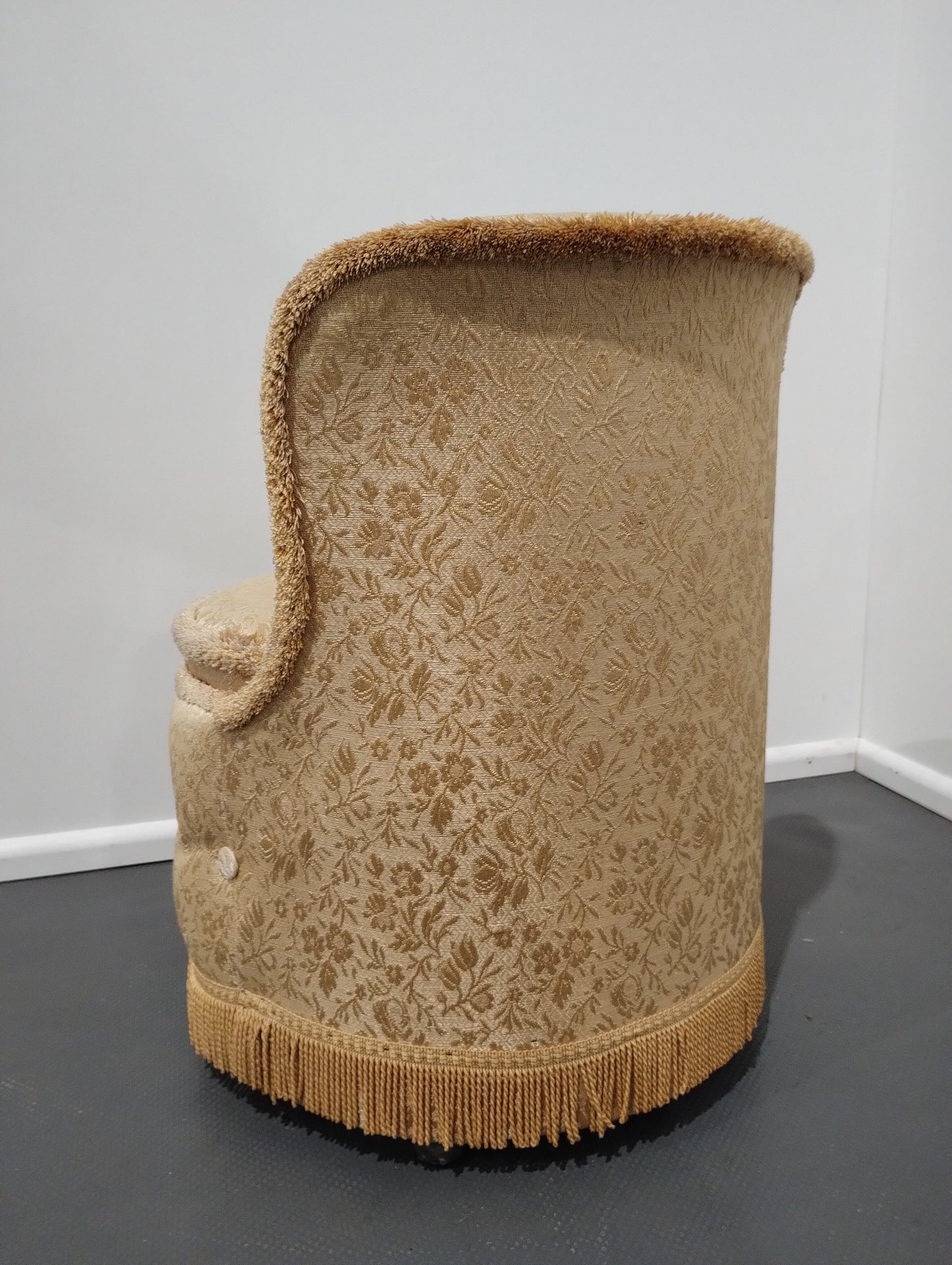 Yellow & Gold Bedroom Chair