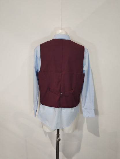 Brand New Maroon Waistcoat
